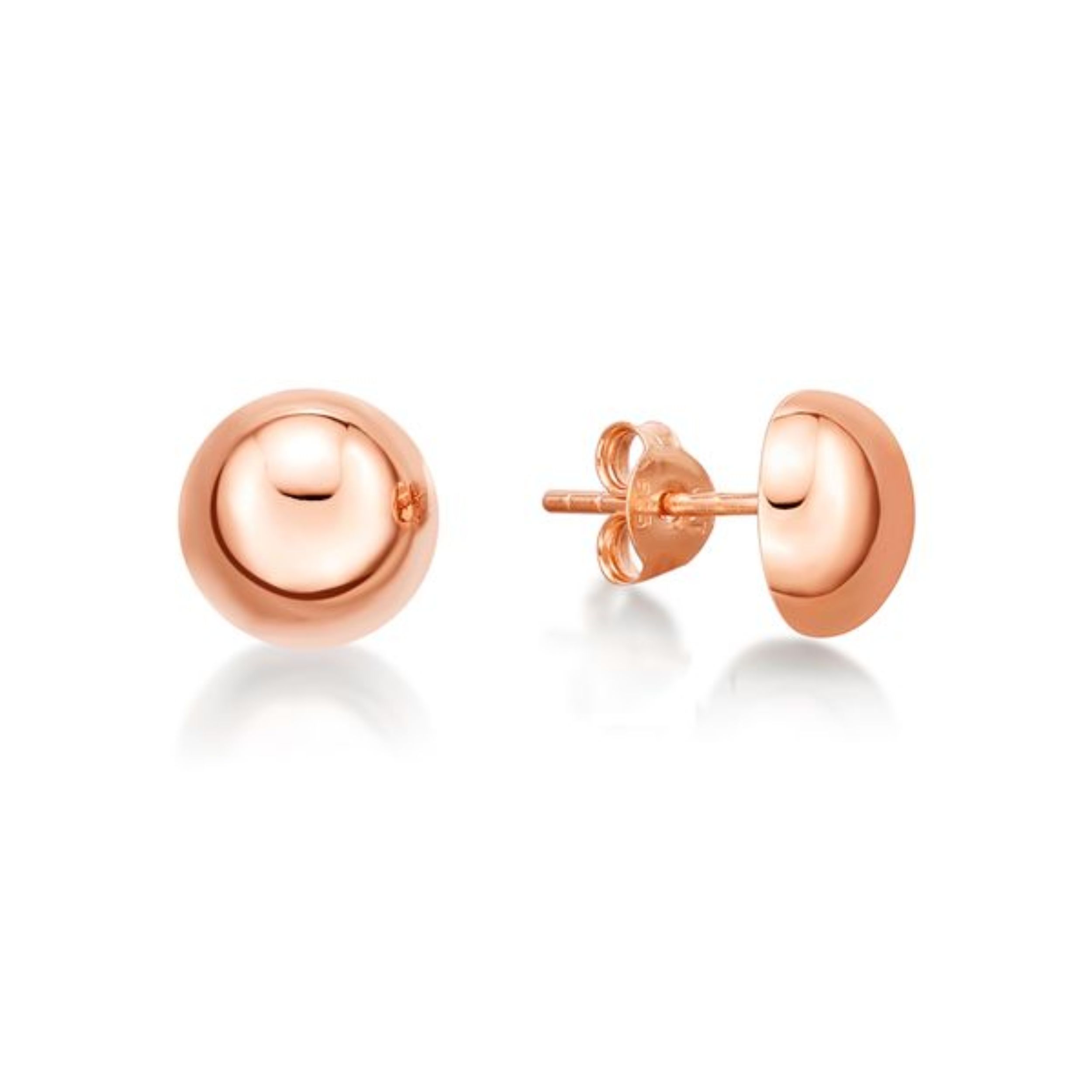 Picture of 10mm RGP SILVER HOLLOW, 1/2 BALL, STUDS